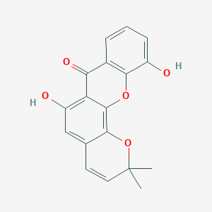 6,11-Dihydroxy-2,2-dimethylpyrano[3,2-c]xanthen-7(2H)-one