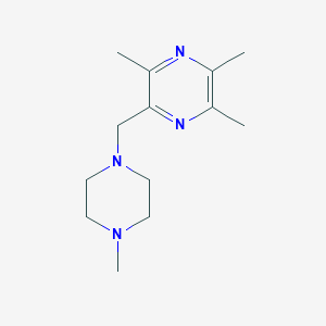 2,3,5-Trimethyl-6-[(4-methylpiperazin-1-yl)methyl]pyrazine