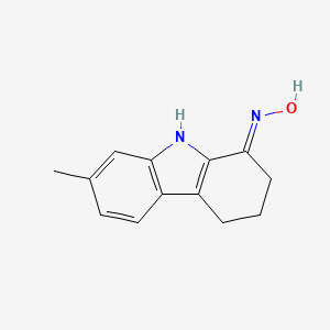 (NE)-N-(7-methyl-2,3,4,9-tetrahydrocarbazol-1-ylidene)hydroxylamine