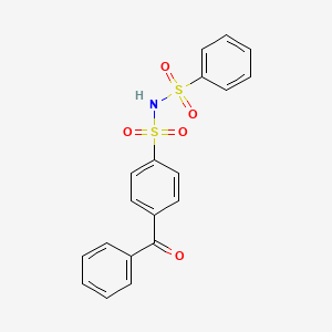 N-(Benzenesulfonyl)-4-benzoylbenzene-1-sulfonamide