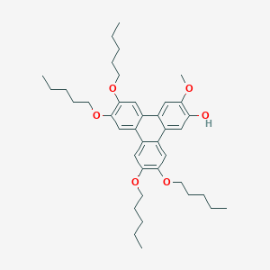 2-Triphenylenol, 3-methoxy-6,7,10,11-tetrakis(pentyloxy)-