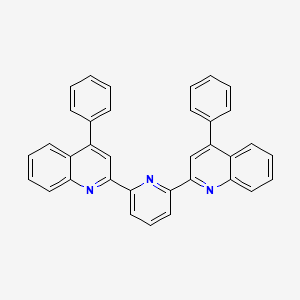 Quinoline, 2,2'-(2,6-pyridinediyl)bis[4-phenyl-