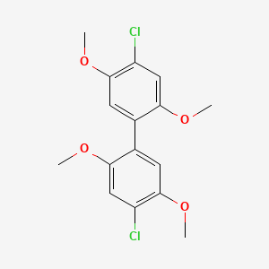 1,1'-Biphenyl, 4,4'-dichloro-2,2',5,5'-tetramethoxy-