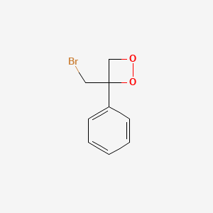 1,2-Dioxetane, 3-(bromomethyl)-3-phenyl-