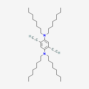 2,5-Diethynyl-N~1~,N~1~,N~4~,N~4~-tetraoctylbenzene-1,4-diamine