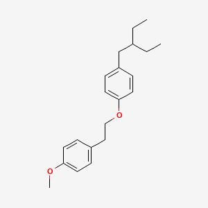 Benzene, 1-(2-ethylbutyl)-4-(2-(4-methoxyphenyl)ethoxy)-