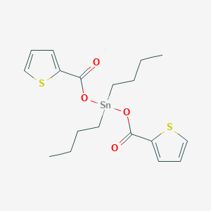 Dibutylbis[(thiophene-2-carbonyl)oxy]stannane