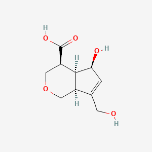 (4S,4aS,5R,7aS)-5-hydroxy-7-(hydroxymethyl)-1,3,4,4a,5,7a-hexahydrocyclopenta[c]pyran-4-carboxylic acid