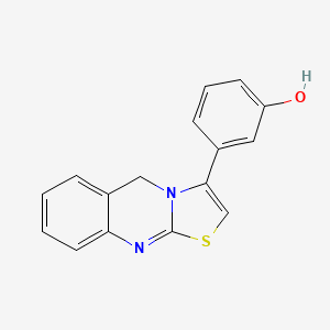 3-(5H-[1,3]Thiazolo[2,3-b]quinazolin-3-yl)phenol