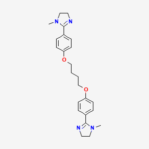 2,2'-(1,4-Butanediylbis(oxy-4,1-phenylene))bis(4,5-dihydro-1-methyl-1H-imidazole)