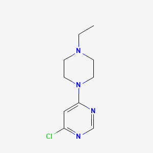 molecular formula C10H15ClN4 B1427837 4-氯-6-(4-乙基哌嗪-1-基)嘧啶 CAS No. 1247461-83-1