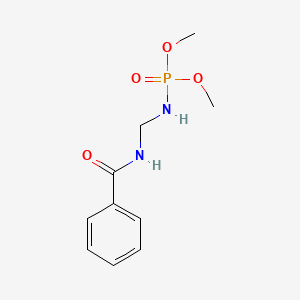 Dimethyl N-(benzamidomethyl)phosphoramidate