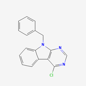 9-Benzyl-4-chloro-9H-pyrimido[4,5-B]indole