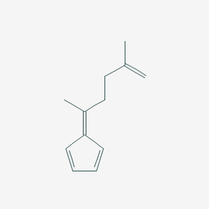 5-(5-Methylhex-5-en-2-ylidene)cyclopenta-1,3-diene