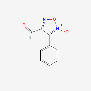 5-Oxo-4-phenyl-1,2,5lambda~5~-oxadiazole-3-carbaldehyde