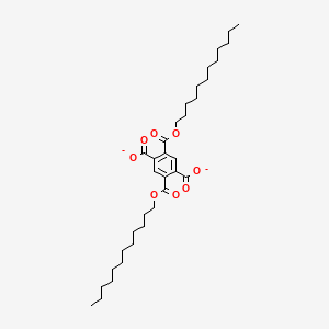 molecular formula C34H52O8-2 B14278451 2,5-Bis[(dodecyloxy)carbonyl]benzene-1,4-dicarboxylate CAS No. 154425-03-3