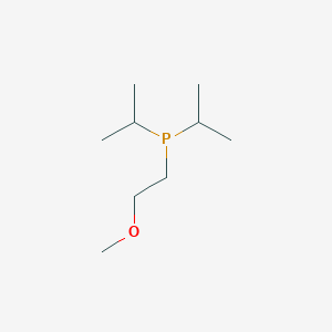 molecular formula C9H21OP B14278467 Phosphine, (2-methoxyethyl)bis(1-methylethyl)- CAS No. 132280-90-1