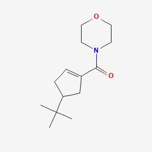 (4-tert-Butylcyclopent-1-en-1-yl)(morpholin-4-yl)methanone