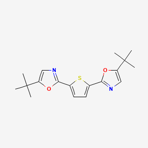 2,2'-(Thiene-2,5-diyl)bis(5-tert-butyl-1,3-oxazole)