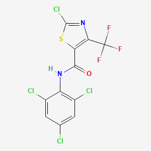 5-Thiazolecarboxamide, 2-chloro-N-(2,4,6-trichlorophenyl)-4-(trifluoromethyl)-