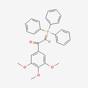 1-(3,4,5-Trimethoxyphenyl)-2-(triphenyl-lambda~5~-phosphanylidene)ethan-1-one