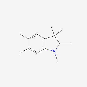 1,3,3,5,6-Pentamethyl-2-methylidene-2,3-dihydro-1H-indole