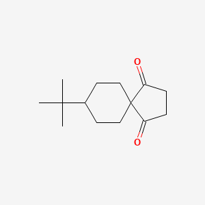 Spiro[4.5]decane-1,4-dione, 8-(1,1-dimethylethyl)-