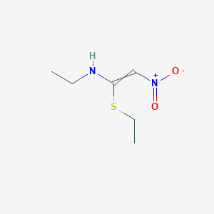 N-Ethyl-1-(ethylsulfanyl)-2-nitroethen-1-amine