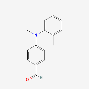 molecular formula C15H15NO B1427868 4-(Methyl(o-tolyl)amino)benzaldehyde CAS No. 41568-05-2
