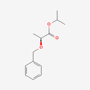 Propanoic acid, 2-(phenylmethoxy)-, 1-methylethyl ester, (2S)-