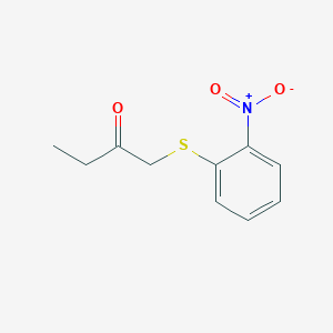 molecular formula C10H11NO3S B1427871 1-[(2-Nitrophenyl)sulfanyl]butan-2-one CAS No. 1249109-66-7