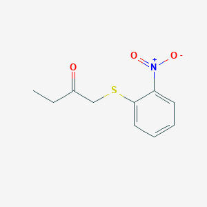 molecular formula C10H11NO3S B1427871 1-[(2-硝基苯基)硫代]丁烷-2-酮 CAS No. 1249109-66-7