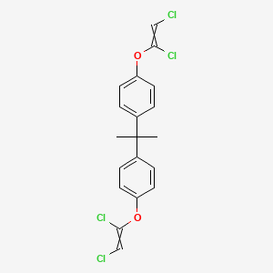 1,1'-(Propane-2,2-diyl)bis{4-[(1,2-dichloroethenyl)oxy]benzene}