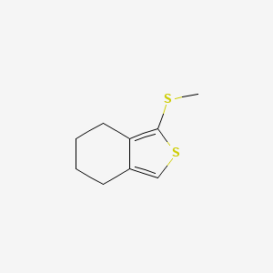 molecular formula C9H12S2 B14278728 1-(Methylsulfanyl)-4,5,6,7-tetrahydro-2-benzothiophene CAS No. 125150-88-1