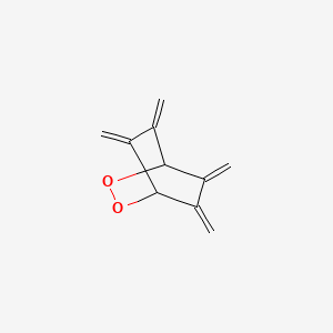 molecular formula C10H10O2 B14278753 5,6,7,8-Tetramethylidene-2,3-dioxabicyclo[2.2.2]octane CAS No. 136846-71-4