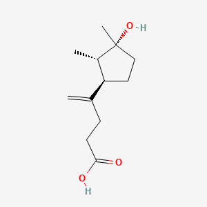 molecular formula C12H20O3 B14278767 Chokolic acid B CAS No. 125564-57-0