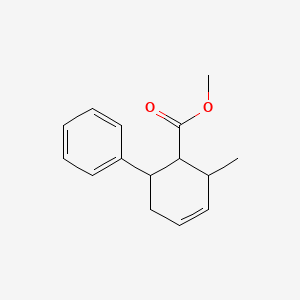 molecular formula C15H18O2 B14278792 Methyl 3-methyl-1,2,3,6-tetrahydro[1,1'-biphenyl]-2-carboxylate CAS No. 136285-95-5