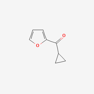 molecular formula C8H8O2 B1427880 Cyclopropyl(furan-2-yl)methanone CAS No. 857798-32-4