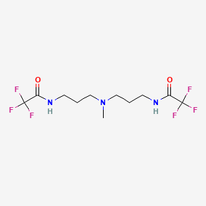 N,N-bis(3-trifluoroacetamidoprop-1-yl)-N-methylamine