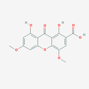 1,8-Dihydroxy-4,6-dimethoxy-9-oxo-9H-xanthene-2-carboxylic acid