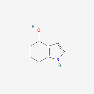 molecular formula C8H11NO B1427886 4,5,6,7-tetrahydro-1H-indol-4-ol CAS No. 192130-35-1