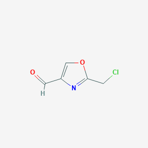 2-(Chloromethyl)-1,3-oxazole-4-carbaldehyde