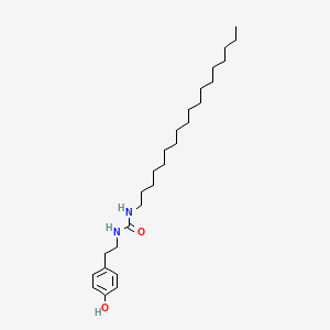 molecular formula C27H48N2O2 B14278879 N-[2-(4-Hydroxyphenyl)ethyl]-N'-octadecylurea CAS No. 167379-00-2