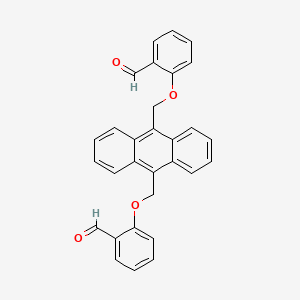 Benzaldehyde, 2,2'-[9,10-anthracenediylbis(methyleneoxy)]bis-