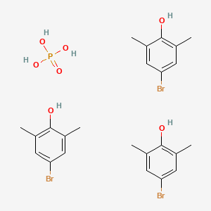 4-Bromo-2,6-dimethylphenol;phosphoric acid