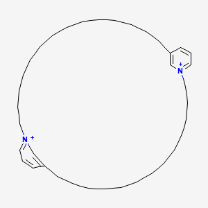 1,19-Diazoniatricyclo[32.3.1.115,19]nonatriaconta-1(38),15,17,19(39),34,36-hexaene