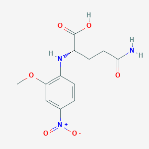 N~2~-(2-Methoxy-4-nitrophenyl)-L-glutamine