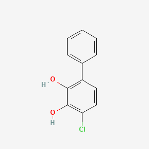 molecular formula C12H9ClO2 B14278942 [1,1'-Biphenyl]diol, 4-chloro- CAS No. 138396-05-1