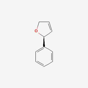 molecular formula C10H10O B14278975 (S)-2-phenyl-2,5-dihydrofuran 