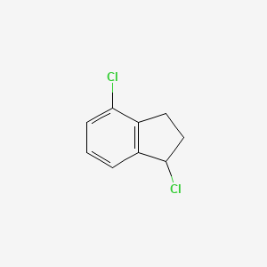 molecular formula C9H8Cl2 B1427899 1,4-dichloro-2,3-dihydro-1H-indene CAS No. 1082562-97-7